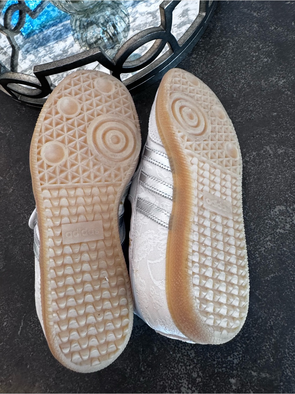 Adidas Mary Jane Sneakers with Velcro Strap - Light Gray by adidas - Picture 7 of 7